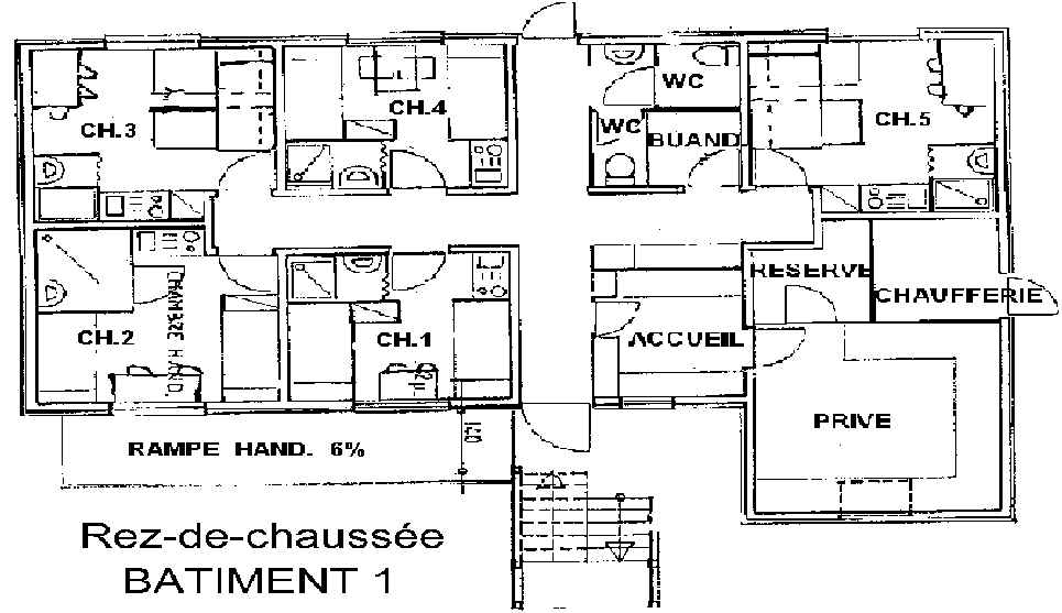 Bat 1. Rez-de-chausse